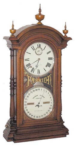 Southern Calendar Clock Co., "Fashion No. 4", ca 1880. — Antique Clocks Price Guide