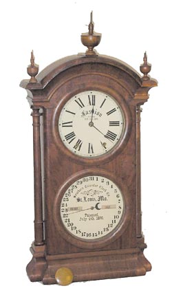 Southern Calendar Clock Co., "Fashion No.2", ca 1876. — Antique Clocks Price Guide