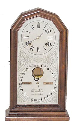 Ithaca Calendar Clock Co., "No. 11 Octagon", ca 1880. — Antique Clocks Price Guide