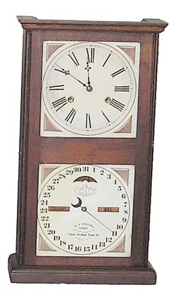 Ithaca Calendar Clock Co., "No. 10 Farmers", ca 1874. — Antique Clocks Price Guide