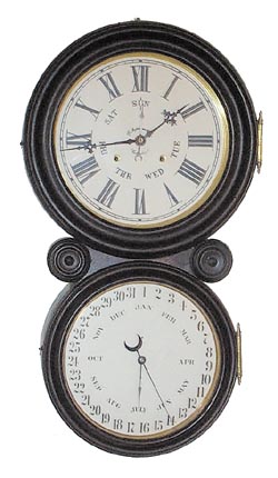 E. Ingraham &amp; Co., Bristol, Conn. "Ionic Calendar", ca 1886. — Antique Clocks Price Guide