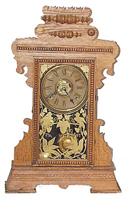 Wm. L. Gilbert Clock Co. mantle clock, "Lake No.4", ca 1895. — Antique Clocks Price Guide