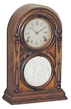 Atkins Clock Co., Bristol, Conn. Figure eight case, — Antique Clocks Price Guide