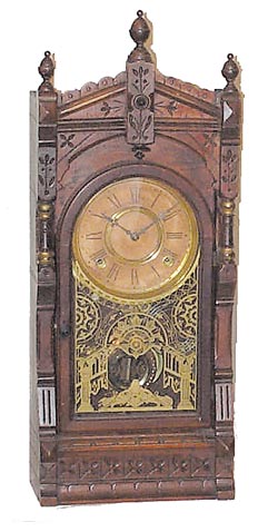 F. Kroeber mantle clock, "Langtry", ca 1885. — Antique Clocks Price Guide