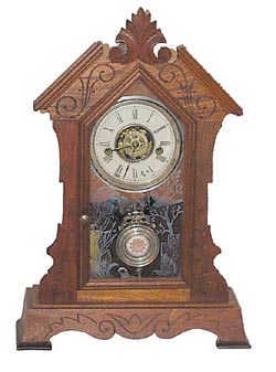 Waterbury Clock Co. parlor clock, "Salem", ca 1881, — Antique Clocks Price Guide