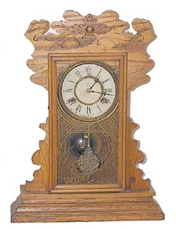 Waterbury Clock Co. kitchen clock, "Hobart", ca 1893. — Antique Clocks Price Guide