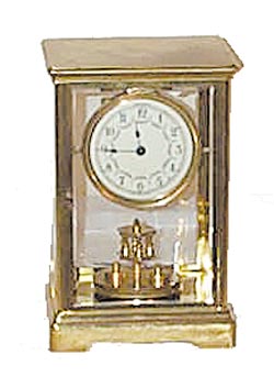Disc pendulum clock-dial signed "Anniversary, Trade Mark Registered". — Antique Clocks Price Guide