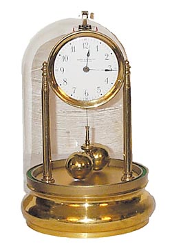 Tiffany Never-Wind Clock Co., "Torsion Pendulum", ca 1904-1918. — Antique Clocks Price Guide