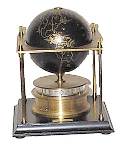 The Royal Geographic Society's, "World Clock", ca 1980, produced by the Franklin Mint in limited quantities. — Antique Clocks Price Guide