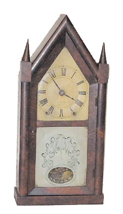 Brewster &amp; Ingrahams, Bristol, Conn. a 19 inch steeple in original untouched condition. — Antique Clocks Price Guide