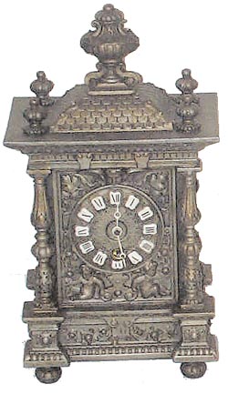 French metal shelf clock. — Antique Clocks Price Guide