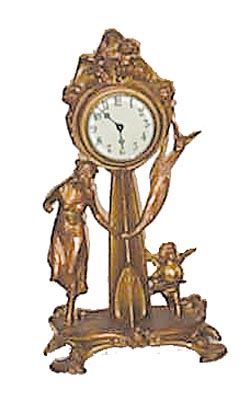 A very large novelty clock, probably by, Benedict Bros. or Jennings Bros. — Antique Clocks Price Guide