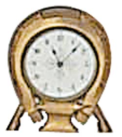 E.N. Welch Mfg. Co. "Good Luck", novelty clock, ca 1880. — Antique Clocks Price Guide
