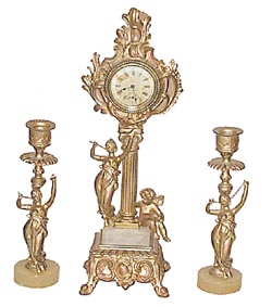 Seth Thomas novelty or "metal set", ca 1900. — Antique Clocks Price Guide