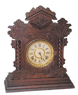 Ansonia Clock Co. cabinet clock, "Vista", ca 1901. — Antique Clocks Price Guide