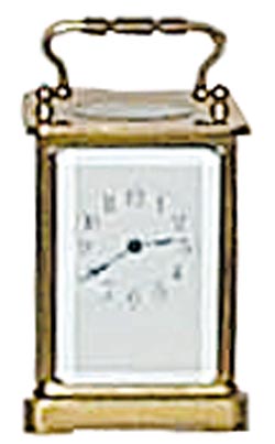 French carriage clock, 8 day, time only, running. — Antique Clocks Price Guide
