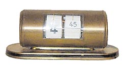 German "Flip Calendar", made by Endura Time Corp, West Germany. — Antique Clocks Price Guide