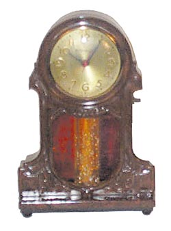 Mastercrafter Clock Co., "Lave Tube", clock. — Antique Clocks Price Guide