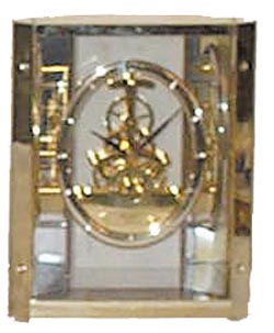 Seiko quartz contemporary skeleton clock — Antique Clocks Price Guide