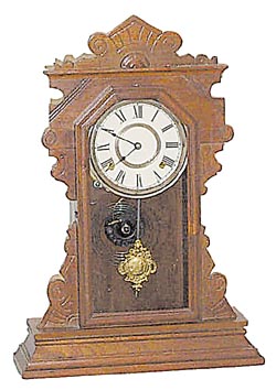 Parlor clock, 22 inch walnut case is very nice. — Antique Clocks Price Guide
