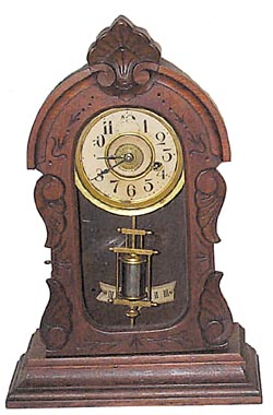 Ansonia Clock Co., miniature parlor clock. — Antique Clocks Price Guide