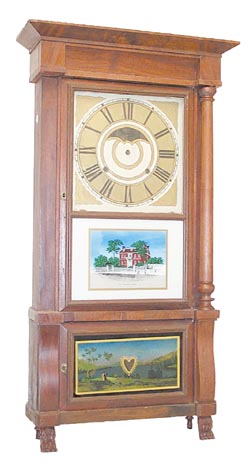 "Birge, Mallory &amp; Co., Bristol, Conn", large column and cornice, ca 1837, — Antique Clocks Price Guide