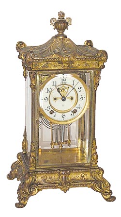 Ansonia Clock Co. crystal regulator, "Elysian", ca 1914. — Antique Clocks Price Guide