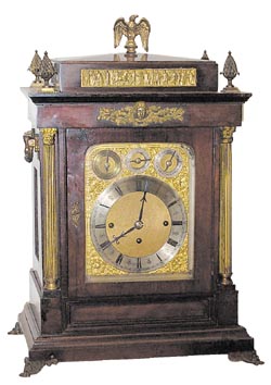 English 8 bell bracket clock, ca 1900, or could be German (W&amp;H) made for the English market. — Antique Clocks Price Guide