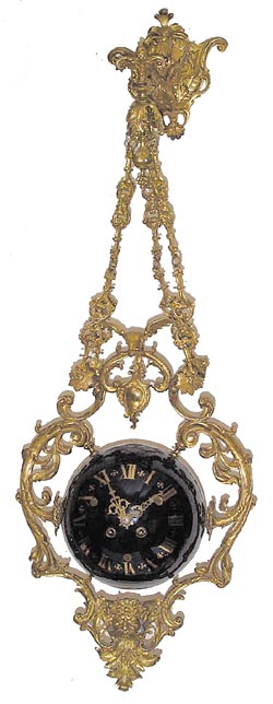 Lenzkirch hanging ball clock. — Antique Clocks Price Guide
