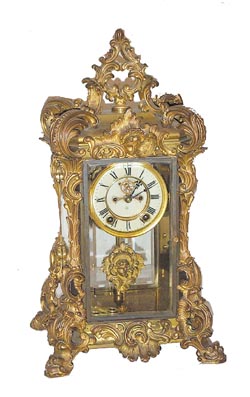 Ansonia Clock Co. crystal regulator, "Apex", ca 1905. — Antique Clocks Price Guide