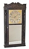 Samuel Terry, Bristol, Conn. ca 1830, column and splat clock.
