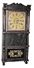 Early triple deck clock, ca about 1830, probably made and sold by Birge, Mallory, & Co. or Birge, Gilbert & Co.