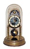 German Anniversary clock "World", signed, "J. Kaiser G.M.B.H. Germany".
