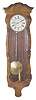 Rare Serpentine Vienna regulator, 8 day, 1 weight, unusual large single train movement has maintaining power.