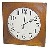 Seth Thomas Clock Co. large gallery clock with an original 24 inch painted dial in very nice condition.