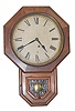 Seth Thomas Clock Co. "12 Inch Drop Octagon", ca 1881.
