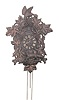 Large carved cuckoo, 30 hour. Original , and untouched.