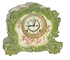 Ansonia Clock Co., porcelain clock, "Record", ca 1901.