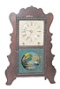 W. S. Johnson, New York mini ripple front with a "Large 8 day Time and Strike Movement".