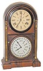 Welch, Spring & Co. calendar shelf clock, probably the "Italian No. 3" model, ca 1868-1870