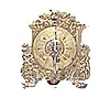 Very rare and early, CowTail pendulum clock. Signed on the inner dial, "Abertshaner Eychstet"; 18th century