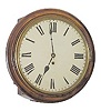 English gallery, 8 day time only, fusee movement is running.