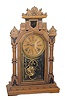 E. Ingraham & Co. parlor clock, "Peerless-24 Hour Dial", ca 1884.
