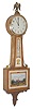Sangamo Electric Co., Springfield, Illinois. A banjo clock, ca 1928, original instructions and warranty, No.A2778.