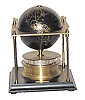 The Royal Geographic Society's, "World Clock", ca 1980, produced by the Franklin Mint in limited quantities.