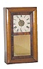 Smith & Goodrich, Bristol, Conn., ca 1847. This is a double fusee shelf clock in a miniature case only 15 inches high.