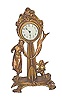 A very large novelty clock, probably by, Benedict Bros. or Jennings Bros.