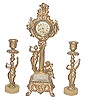 Seth Thomas novelty or "metal set", ca 1900.
