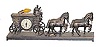 United "Horse & Carriage", clock.