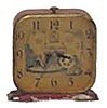 Lux Spinning Wheel, alarm clock, runs.